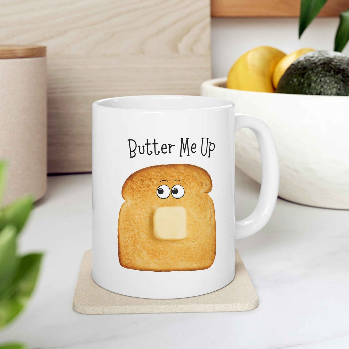 Taza novedosa Butter Me Up Toast